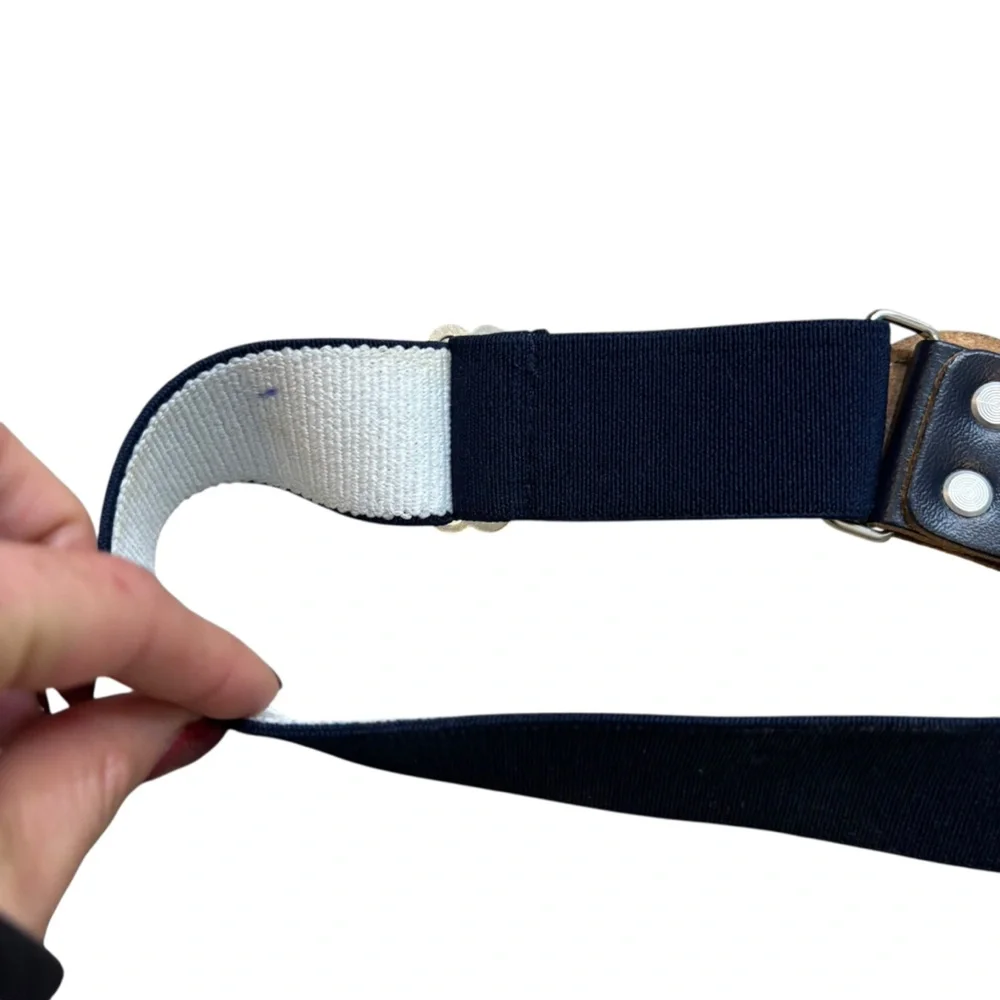 Boys Large Navy Blue Baseball Belt‎
